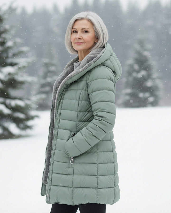 Fleece Lined Puffer Coat