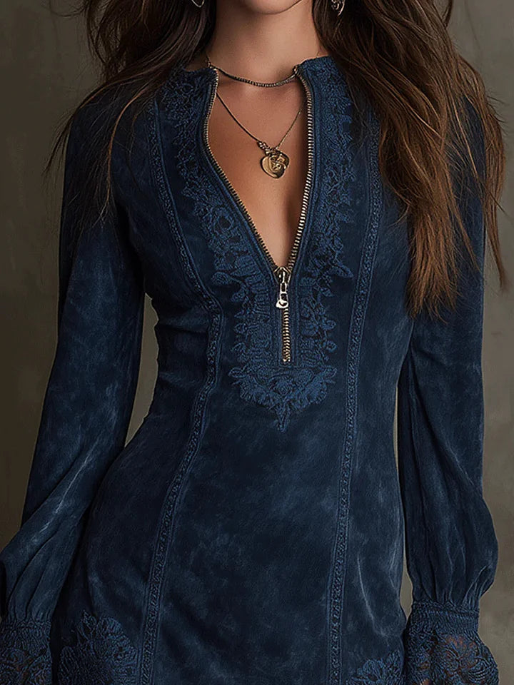 Suede Mini Dress