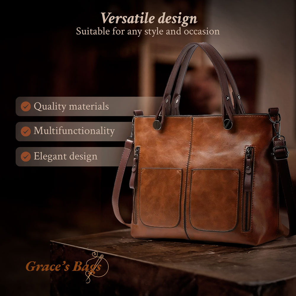 Ilse’s Timeless Elegance | Shoulder Leather Bag