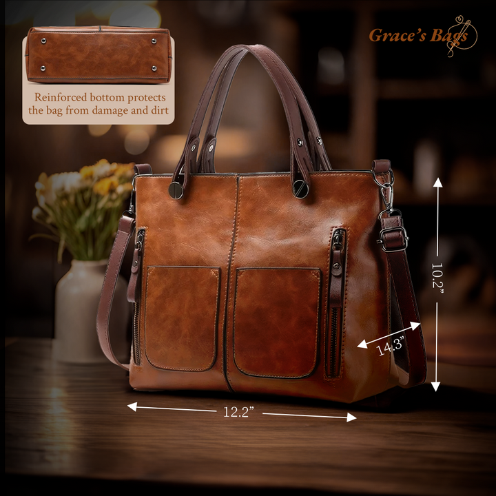 Ilse’s Timeless Elegance | Shoulder Leather Bag