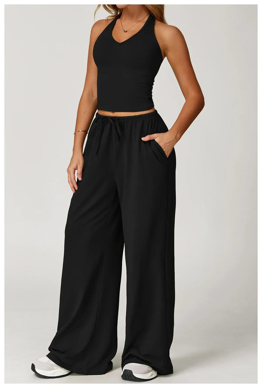 Women’s Winter Casual Wide Leg Loose Fit Pants