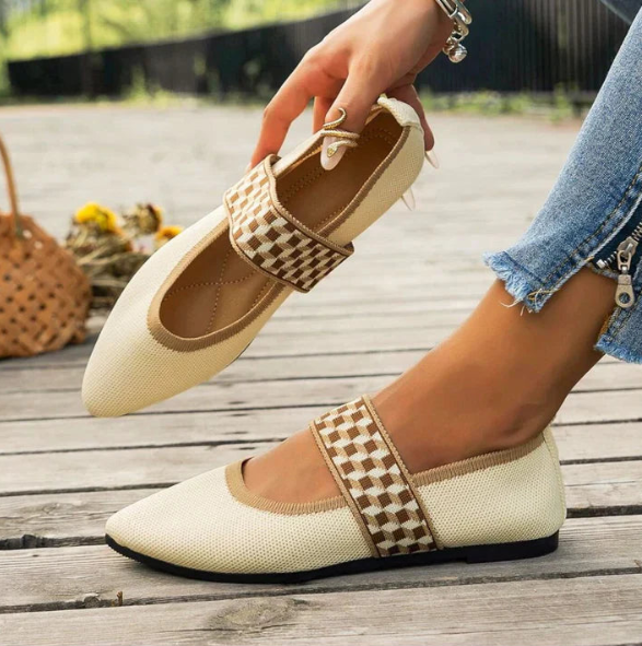 Women’s Spring Pointed Real Leather Ballet Flats