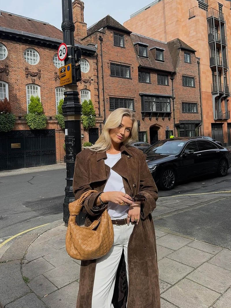 Women’s Trendy Warm Belted Trench Coat