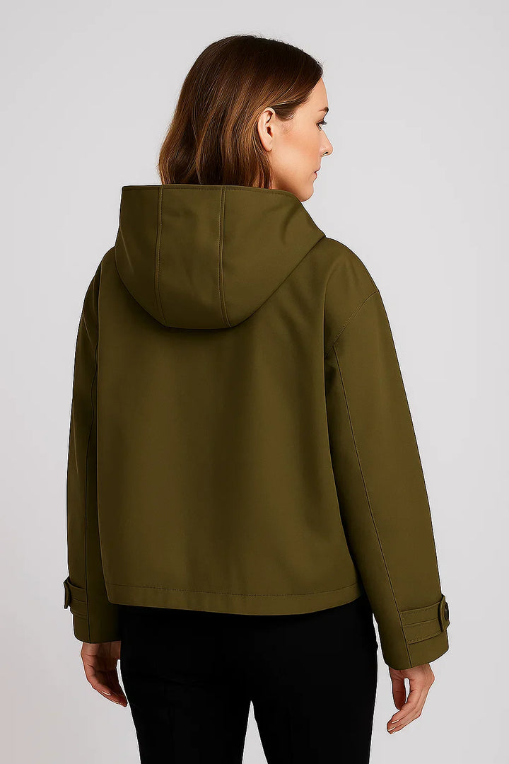 Women’s Casual Lightweight Waterproof Rain Jacket