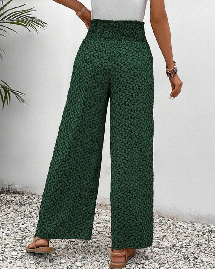 WOMEN'S WIDE-LEG TROUSERS