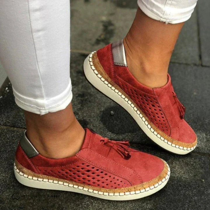 Women’s Spring Casual Slip-On Real Leather Loafers