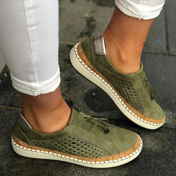 Women’s Spring Casual Slip-On Real Leather Loafers