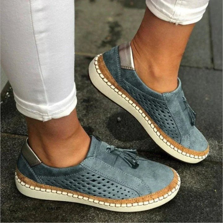 Women’s Spring Casual Slip-On Real Leather Loafers