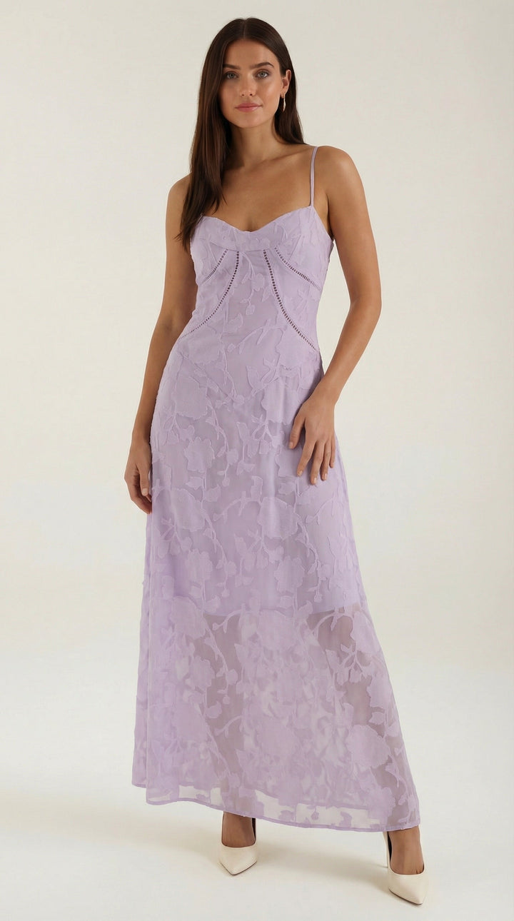 Classic Lace Maxi Dress